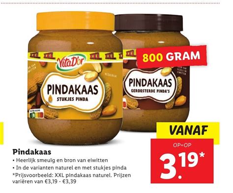 Pindakaas Gram Aanbieding Bij Lidl