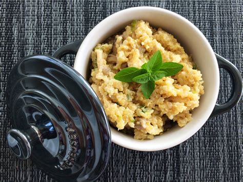 Risoto De Quinoa Cogumelos Frescos Jantinha De Hoje