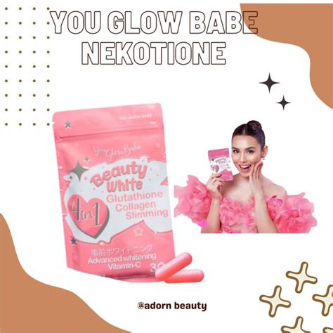 You Glow Babe Glutathione Beauty White 4 In 1 Intense Whitening