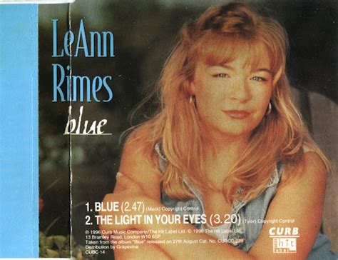 LeAnn Rimes – Blue (1996, CD) - Discogs