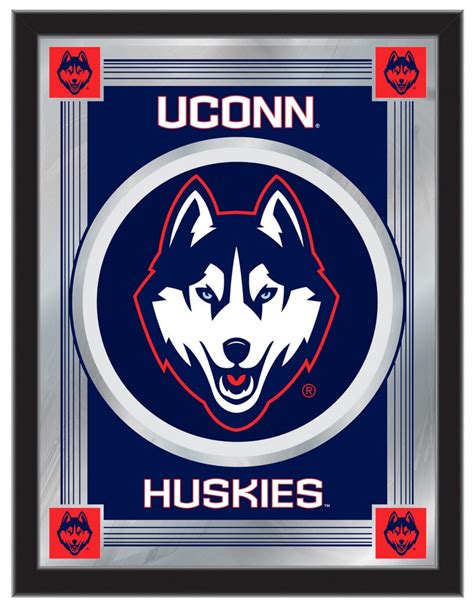 University of Connecticut Logo Wall Mirror UCONN Huskies - Etsy