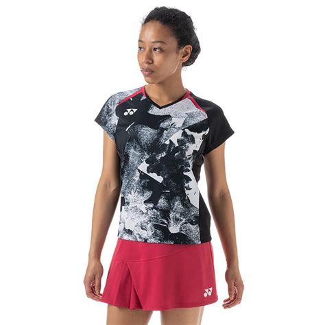 Tee Shirt Yonex Tour Elite Ex Femme Noir Sports Raquettes