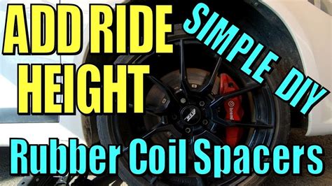 How To Add Ride Height Rubber Coil Spacers Spring Boosters Simple