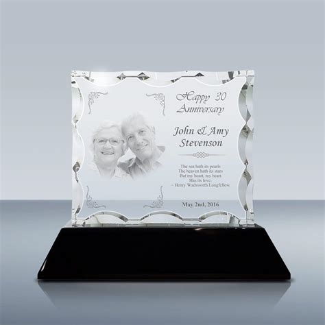 Amazon Goodcount D Etched Scalloped Photo Crystal Gift Set