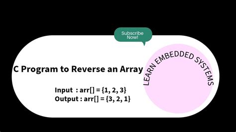 C Program To Reverse An Array C Program To Reverse An Array Elements