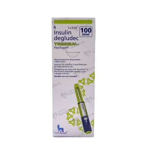 Buy Tresiba Penfill 100 IU 3 Ml Cartridge Online At Best Price In India