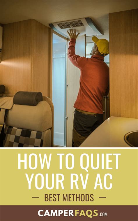 How To Quiet Rv Ac Rv Camping Tips Travel Trailer Camping Camping