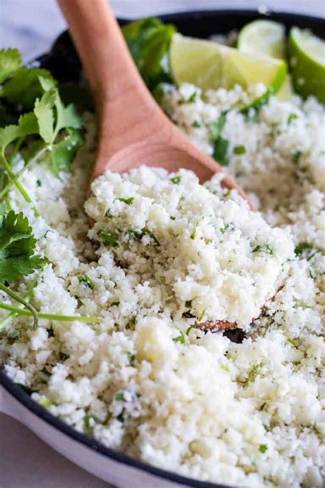 Cilantro Lime Cauliflower Rice House Of Yumm