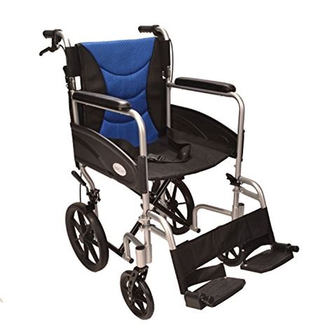 Ultra Lightweight Aluminium Folding Transit Wheelchair With Attendant Brakes Ectr07 Uk Care Guide