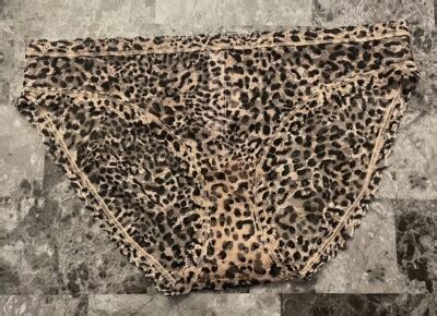 NWT VICTORIA S SECRET BLACK NUDE BEIGE LEOPARD CHEETAH LACE LACIE BIKINI PANTIES EBay