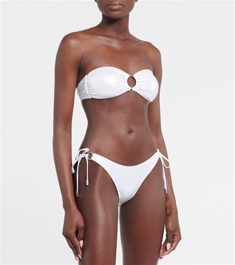 Exclusive To Mytheresa Tortola Bikini Bottoms In Metallic Melissa