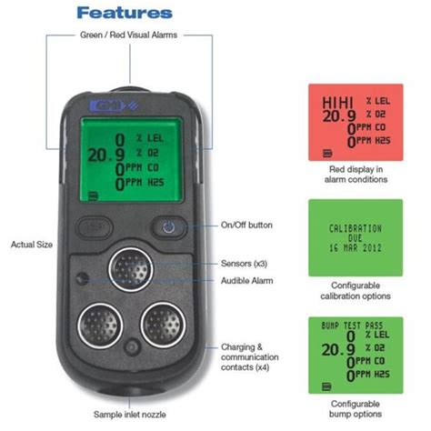 Gmi PS200 Series Portable Gas Detectors Lel O2 Co H2s Singapore Eezee