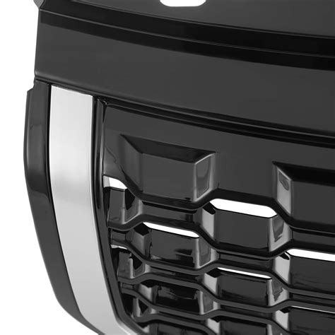 For Land Rover Range Rover Evoque 2012 2019 Black Chrome Front Grille