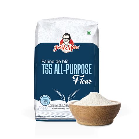 Josef Marc Farine De Ble T55 All Purpose Flour 4 Lbs Unbleached