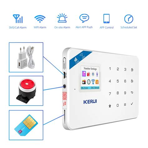 Kerui W Inal Mbrico Wifi Gsm Sistema De Alarma Android Ios App