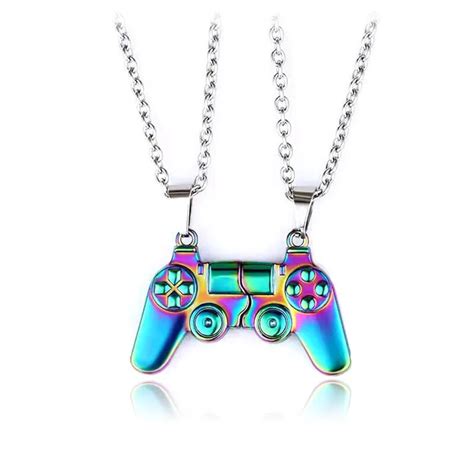 Couple Ps Game Console Pendant Necklace For Women Magnetic Game