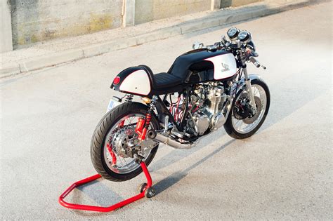 A Classic Honda CB550 Cafe Racer