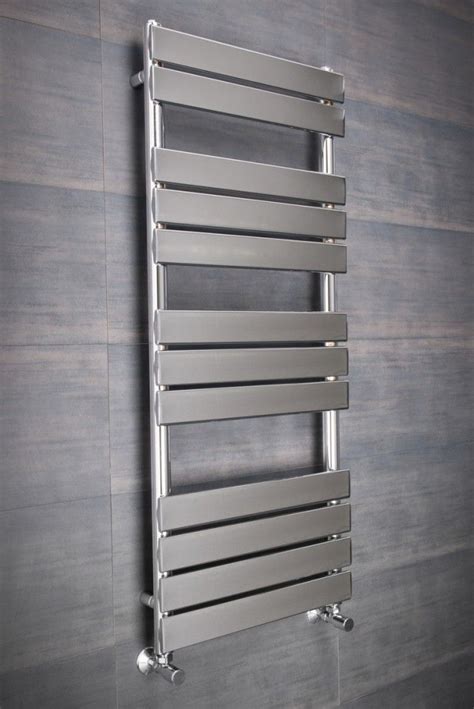 Juva X Mm Chrome Flat Panel Heated Towel Rail Towel Radiator