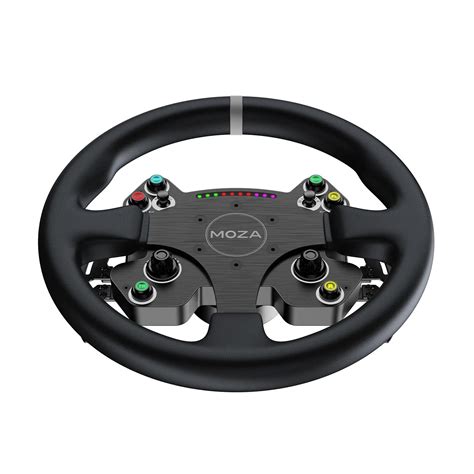 Moza Racing CS V2P Steering Wheel Yuvarlak Deri Direksiyon Simiti V2