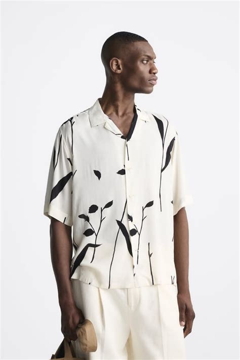 Men S Printed Shirts Explore Our New Arrivals Zara Singapore High