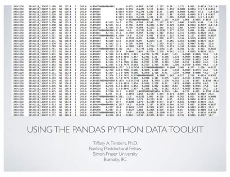 PDF Using The Python Data Toolkit Timbers Slides DOKUMEN TIPS