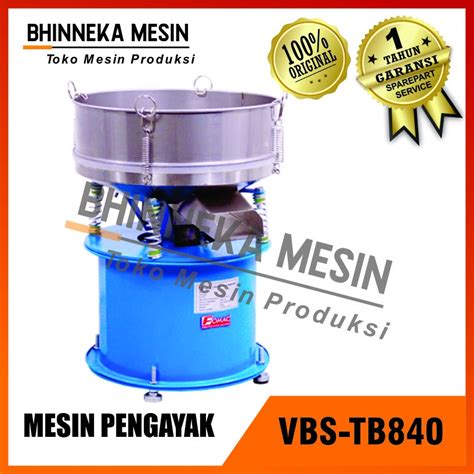 Jual Mesin Pengayak Tepung Vbs Tb Electric Vibro Seperator Fomac