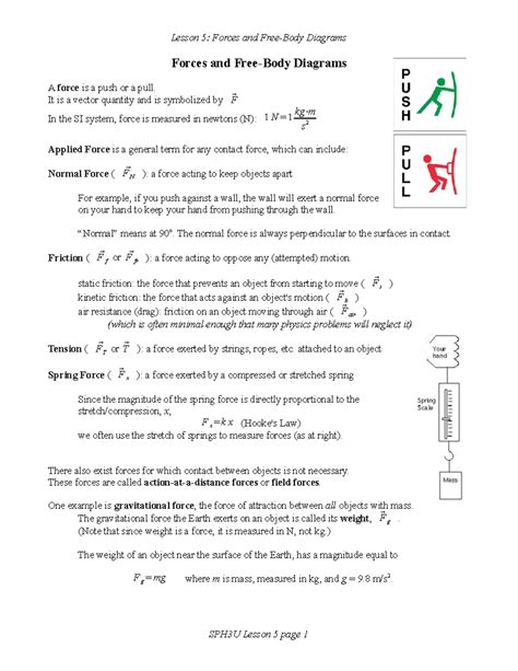 lesson  forces   body diagrams forces   body diagrams