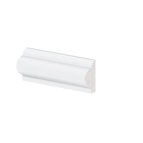 Rodameio Poliestireno Cm Classico Branco Arquitech Rodap Shop