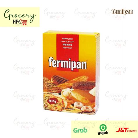 Jual Fermipan Ragi Kering Instant 11gr X 4 Harga Per Box Shopee