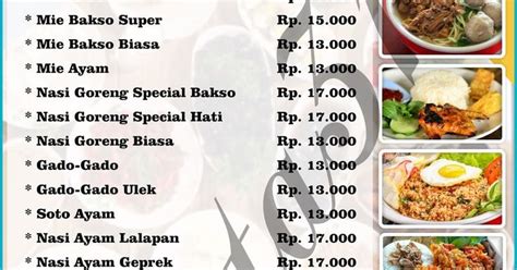 Gratis Download Daftar Menu Makanan Cdr Food Menu Beef