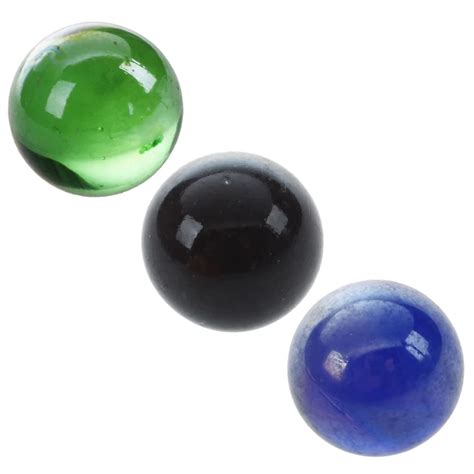 10 Pcs Marbles 16mm Glass Marbles Knicker Glass Balls Decoration Color Nuggets Toy Green And Dark