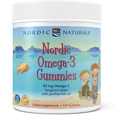 Nordic Naturals Nordic Omega-3 Gummies, 82 Mg, 60 Ct - Walmart.com ...
