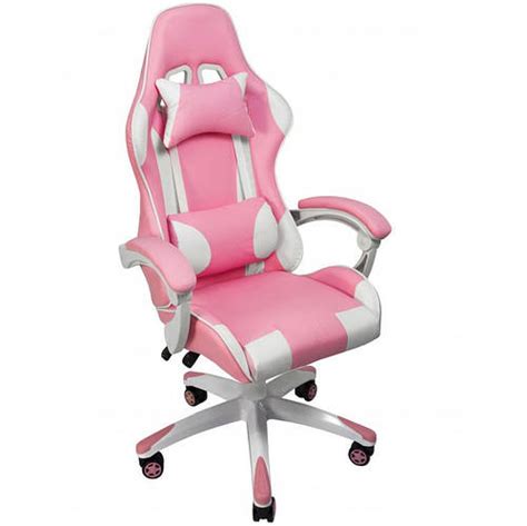 Кресло геймерское компьютерное игровое Bonro B-870 розовое офисное для ...