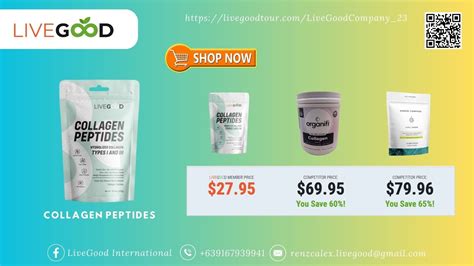 Livegood Collagen Peptides Youtube