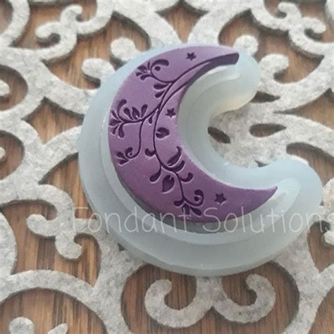 Fondant Solutions Pattern Moon Mould Bakers Boutique