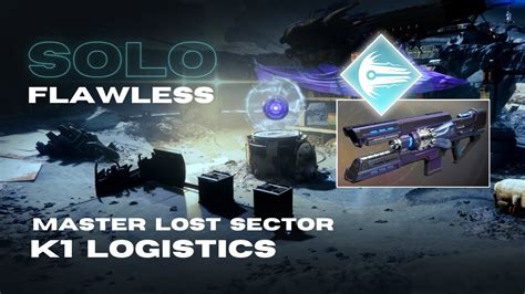 Solo Flawless Master Lost Sector K Logistics Cenotaph Mask Farm