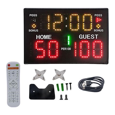 Buy REVVOL Electronic Scoreboard Basketball Scoreboard Timer Portable