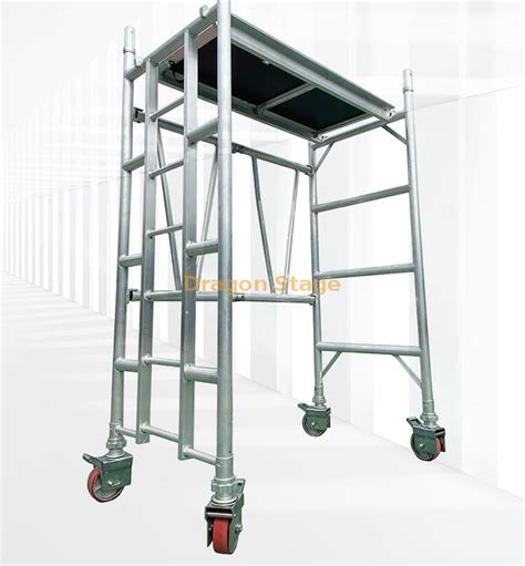 Construction Powder Coated Aluminum Ladder Scaffold Pipe Suspended