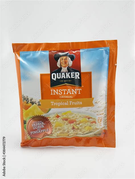 Quaker Instant Oatmeal Tropical Fruits In Manila Philippines Stock