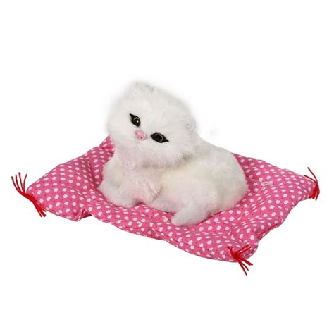 Kitten Plush Toy Kitten Plush Toys Super Cute Mini Simulation Sounding ...