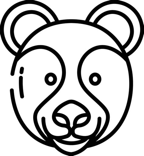 Bear outline illustration 45491717 Vector Art at Vecteezy