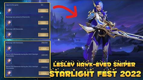 Lesley Hawk Eyed Sniper How To Get Lesley Annual Starlight Skin