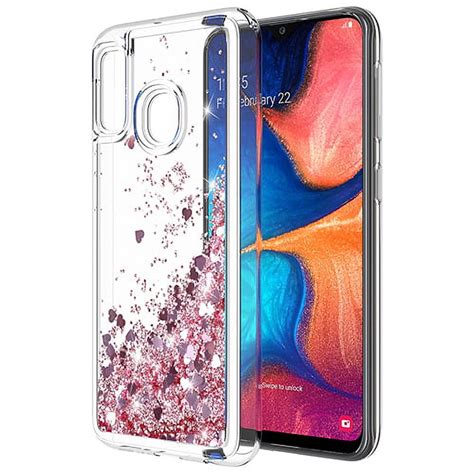 Samsung Galaxy A10E Case KAESAR Quicksand Glitter Sparkly Bling Liquid