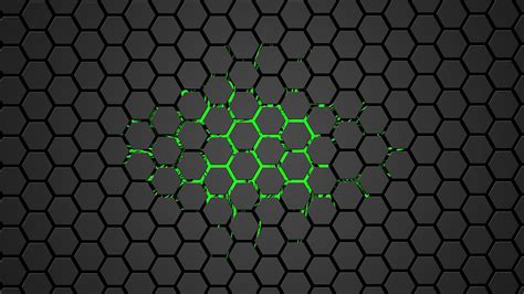 Hex Green Hexagon Graphic Hexagon Wallpaper Honeycomb Wallpaper