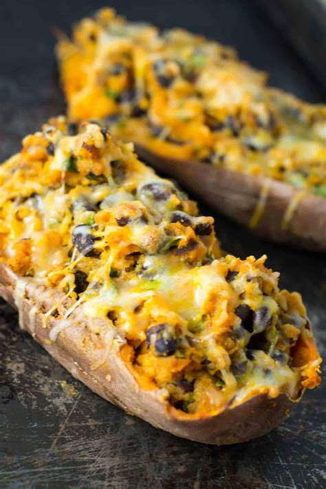 Vegetarian Mexican Stuffed Sweet Potatoes Recipe Gluten Free