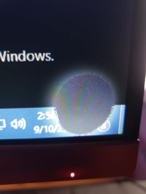 Does Anybody Know How To Fix This Black Spot On My Monitor R Monitors