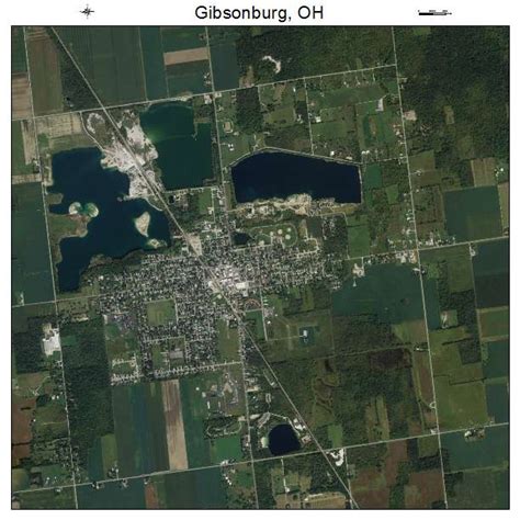 Aerial Photography Map of Gibsonburg, OH Ohio