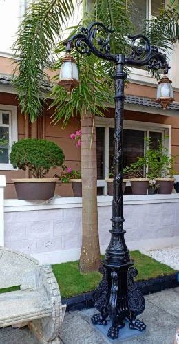 Mild Steel Black Cast Iron Lamp Pole For Outdoor At Rs Kg In