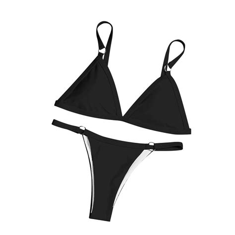 Sexy Bikini 2022 Solid Damen Badeanzug Push Up V Bar Feminine Bikinis 2