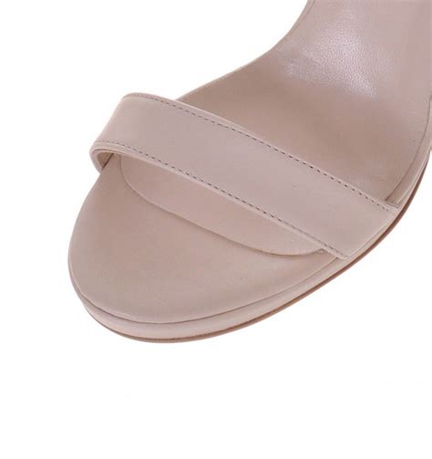 Sandale Piele Nude Toc Inalt